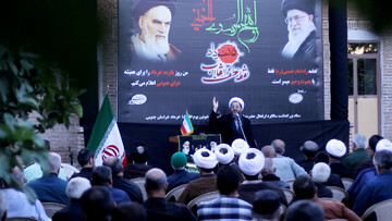 فیلم| مراسم سالگرد ارتحال امام خمینی(ره) و ۱۵ خرداد ماه در حوزه علمیه سفیران بیرجند