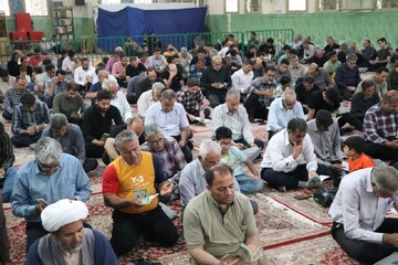 تصاویر/ مراسم پرفیض دعای عرفه در حرم مطهر باب المراد حضرت قاسم ابن علی النقی (ع)آران و بیدگل