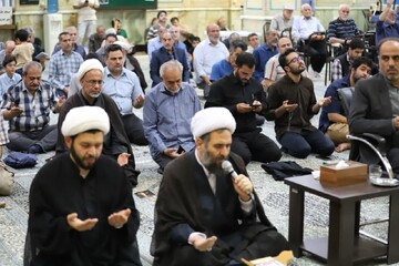 تصاویر/ مراسم قرائت دعای عرفه در مهستان
