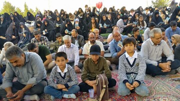 تصاویر/ مراسم دعای عرفه در کوهبنان