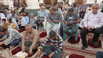 تصاویر/ زمزمه دعای عرفه در برازجان