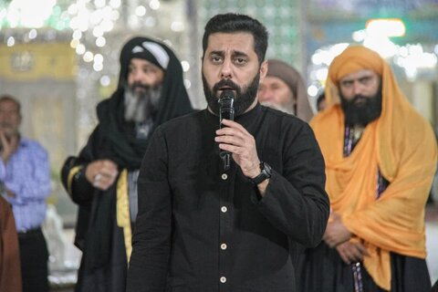 عزاداری شهادت حضرت مسلم‌(ع) درحرم مطهر حضرت محمد هلال بن علی بن ابیطالب (ع)