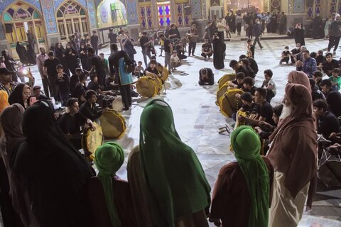 عزاداری شهادت حضرت مسلم‌(ع) درحرم مطهر حضرت محمد هلال بن علی بن ابیطالب (ع)