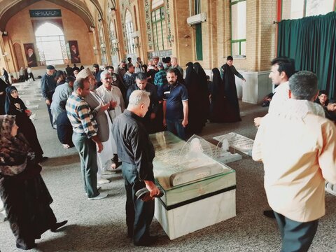 تصاویر/ مراسم ارتحال امام در نرماشیر