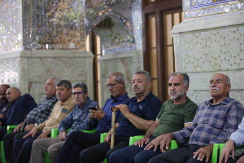 تصاویر| مراسم بزرگداشت قاری روشن دل شیرازی در حرم مطهر سیدعلاالدین حسین(ع)