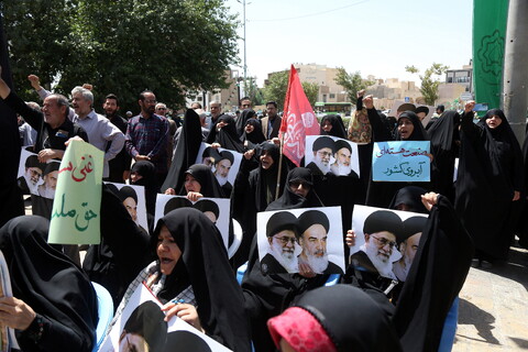 تصاویر/ راهپیمایی باشکوه مردم قم در سالروز قیام ۱۵ خرداد