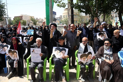 تصاویر/ راهپیمایی باشکوه مردم قم در سالروز قیام ۱۵ خرداد