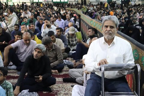 تصاویر/ مراسم پرفیض دعای عرفه گلزار شهدای بندرعباس