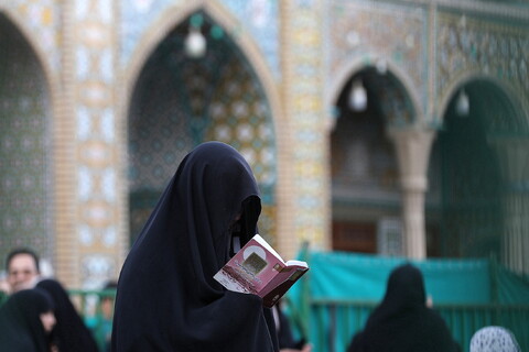 تصاویر/  قرائت دعای عرفه در حرم حضرت معصومه (س)