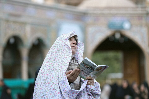 تصاویر/  قرائت دعای عرفه در حرم حضرت معصومه (س)
