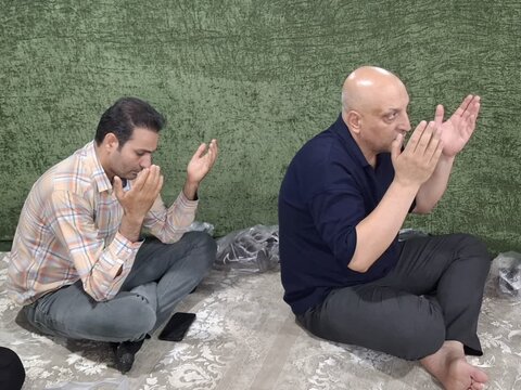 تصاویر/ مراسم پرفیض دعای عرفه در مؤسسه امیرالمؤمنین(ع) کاشان