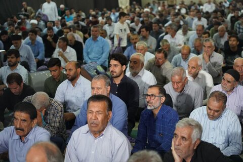 تصاویر قرائت دعای پرفیض عرفه در مصلای الغدیر خرم آباد