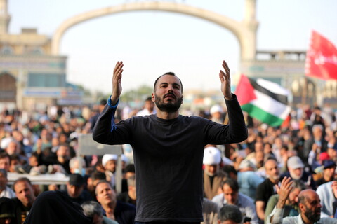 تصاویر/ مراسم دعای عرفه در مسجد مقدس جمکران