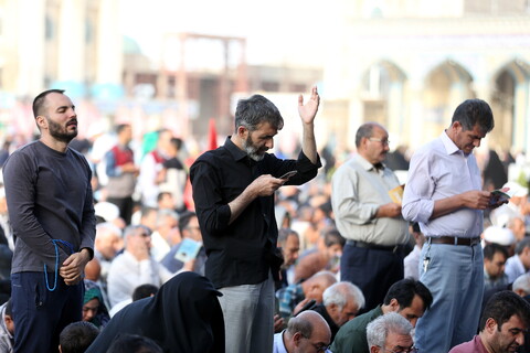 تصاویر/ مراسم دعای عرفه در مسجد مقدس جمکران