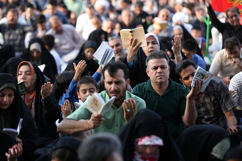 تصاویر/ مراسم دعای عرفه در مسجد مقدس جمکران