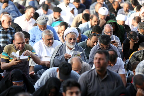 تصاویر/ مراسم دعای عرفه در مسجد مقدس جمکران