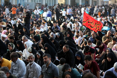 تصاویر/ مراسم دعای عرفه در مسجد مقدس جمکران