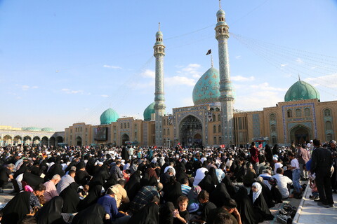 تصاویر/ مراسم دعای عرفه در مسجد مقدس جمکران