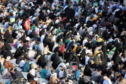 تصاویر/ مراسم دعای عرفه در مسجد مقدس جمکران