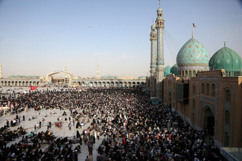 تصاویر/ مراسم دعای عرفه در مسجد مقدس جمکران