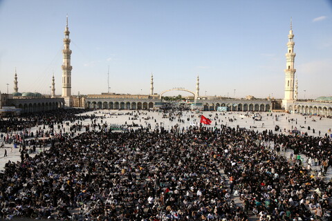 تصاویر/ مراسم دعای عرفه در مسجد مقدس جمکران