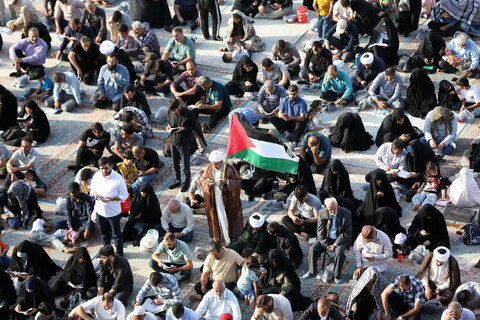 تصاویر/ مراسم دعای عرفه در مسجد مقدس جمکران