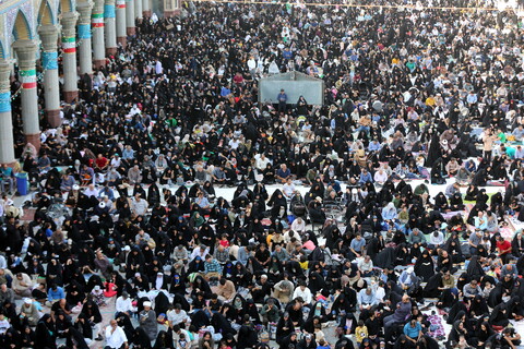 تصاویر/ مراسم دعای عرفه در مسجد مقدس جمکران