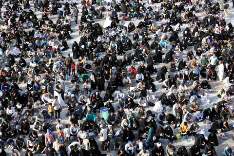 تصاویر/ مراسم دعای عرفه در مسجد مقدس جمکران