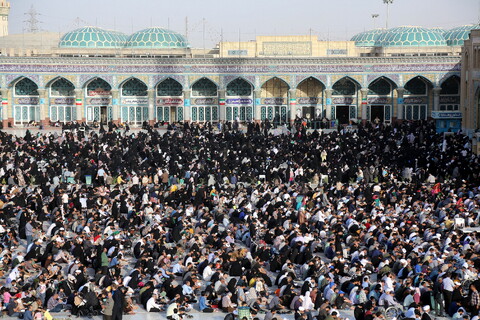 تصاویر/ مراسم دعای عرفه در مسجد مقدس جمکران