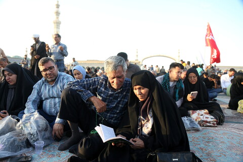 تصاویر/ مراسم دعای عرفه در مسجد مقدس جمکران