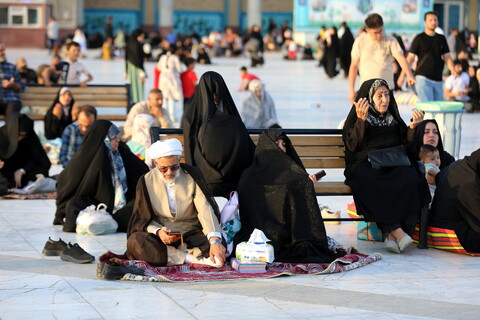 تصاویر/ مراسم دعای عرفه در مسجد مقدس جمکران