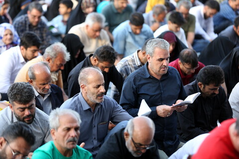 تصاویر/ مراسم دعای عرفه در مسجد مقدس جمکران