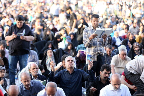 تصاویر/ مراسم دعای عرفه در مسجد مقدس جمکران