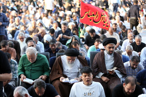 تصاویر/ مراسم دعای عرفه در مسجد مقدس جمکران