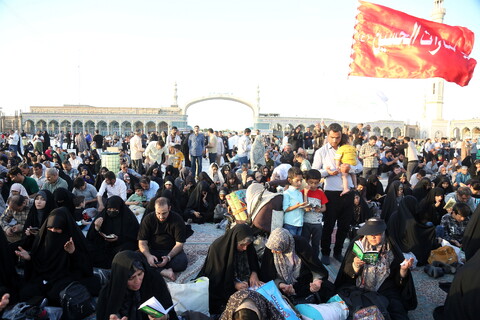 تصاویر/ مراسم دعای عرفه در مسجد مقدس جمکران