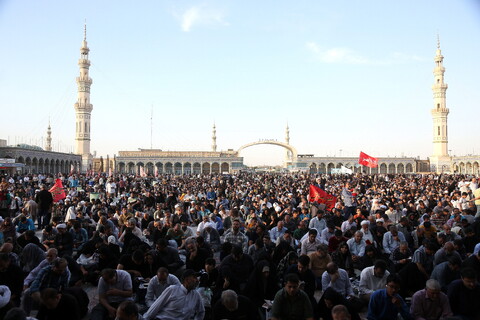 تصاویر/ مراسم دعای عرفه در مسجد مقدس جمکران