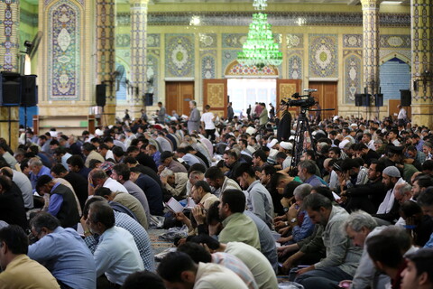 تصاویر/ مراسم دعای عرفه در مسجد مقدس جمکران