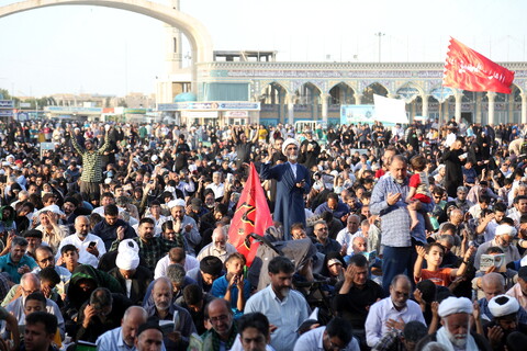 تصاویر/ مراسم دعای عرفه در مسجد مقدس جمکران