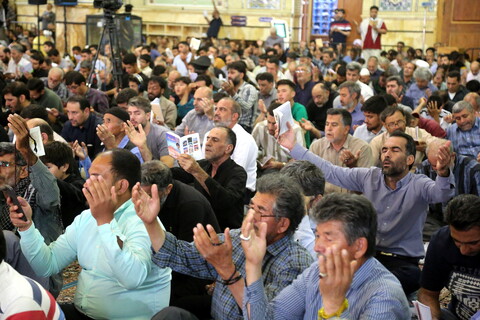 تصاویر/ مراسم دعای عرفه در مسجد مقدس جمکران