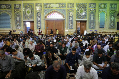 تصاویر/ مراسم دعای عرفه در مسجد مقدس جمکران