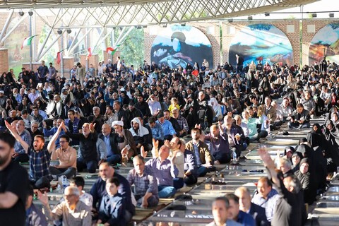 تصاویر | مراسم دعای عرفه عون‌بن‌علی و هیئت رزمندگان اسلام تبریز