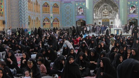 تصاویر /برگزاری دعای پرفیض عرفه درکنار مضجع شریف هلال بن علی (ع)