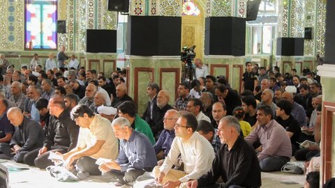 تصاویر /برگزاری دعای پرفیض عرفه درکنار مضجع شریف هلال بن علی (ع)