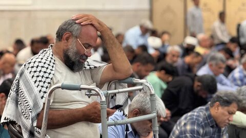 تصاویر/ مراسم دعای پر فیض عرفه در  مسجد جامع بندرعباس