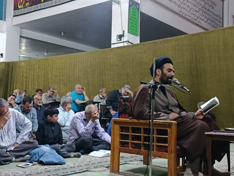 برگزاری مراسم دعای عرفه در مسجد جامع کمالشهر