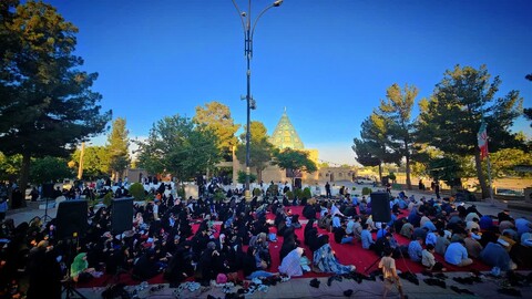 مراسم قرائت دعای عرفه در هشتگرد