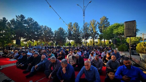 مراسم قرائت دعای عرفه در هشتگرد