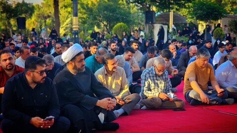 مراسم قرائت دعای عرفه در هشتگرد