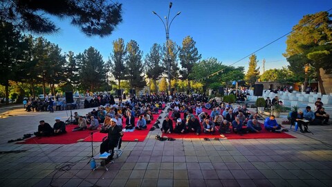 مراسم قرائت دعای عرفه در هشتگرد