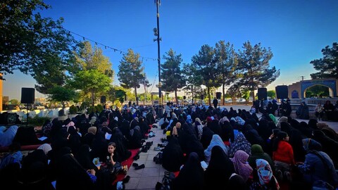 مراسم قرائت دعای عرفه در هشتگرد